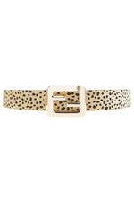 Load image into Gallery viewer, Leopard Fashion Square Letter Buckle Belt
