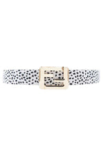 Load image into Gallery viewer, Leopard Fashion Square Letter Buckle Belt
