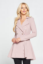 Load image into Gallery viewer, Double Breasted Flare Blazer Dress
