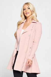 Double Breasted Flare Blazer Dress