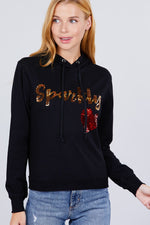 Load image into Gallery viewer, Sparkly Sequins Hoodie Pullover
