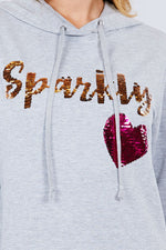 Load image into Gallery viewer, Sparkly Sequins Hoodie Pullover
