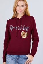 Load image into Gallery viewer, Sparkly Sequins Hoodie Pullover
