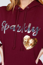 Load image into Gallery viewer, Sparkly Sequins Hoodie Pullover
