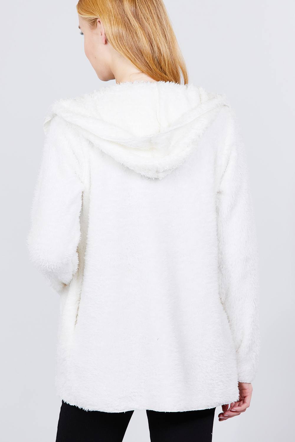 Hoodie Faux Fluffy Jacket