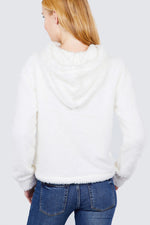 Load image into Gallery viewer, Faux Fur Fluffy Hoodie Top
