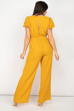 Load image into Gallery viewer, V-neck Lace Jumpsuit
