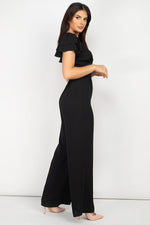 Load image into Gallery viewer, V-neck Lace Jumpsuit
