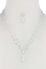 Load image into Gallery viewer, Rhinestone Teardrop Shape Necklace
