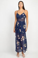 Load image into Gallery viewer, Floral Lace Maxi Dress
