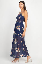 Load image into Gallery viewer, Floral Lace Maxi Dress
