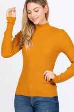 Load image into Gallery viewer, Mock Neck Viscose Sweater
