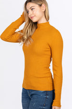 Load image into Gallery viewer, Mock Neck Viscose Sweater
