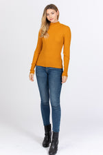 Load image into Gallery viewer, Mock Neck Viscose Sweater
