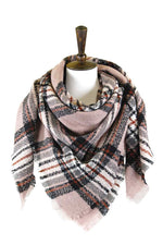 Load image into Gallery viewer, Plaid Square Blanket Scarf
