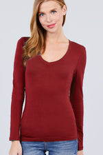 Load image into Gallery viewer, Cotton Jersey V-neck Top
