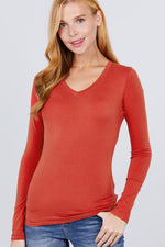 Load image into Gallery viewer, Cotton Jersey V-neck Top
