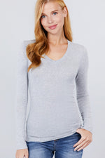 Load image into Gallery viewer, Cotton Jersey V-neck Top
