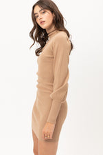 Load image into Gallery viewer, Turtle Neck Sweater Dress
