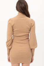 Load image into Gallery viewer, Turtle Neck Sweater Dress
