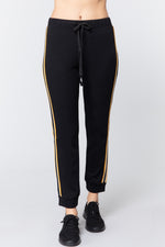 Load image into Gallery viewer, Side Stripe Tape French Terry Pants
