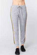 Load image into Gallery viewer, Side Stripe Tape French Terry Pants
