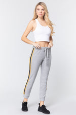 Load image into Gallery viewer, Side Stripe Tape French Terry Pants
