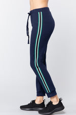 Load image into Gallery viewer, Side Stripe Tape French Terry Pants
