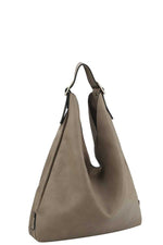 Load image into Gallery viewer, Smooth Textured Buckle Hobo Bag
