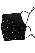 Load image into Gallery viewer, 3d Shiny Iridescent Rhinestone Velvet Fashion Face Mask
