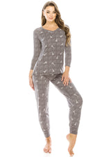 Load image into Gallery viewer, 2-Piece Flannel Pajama Set
