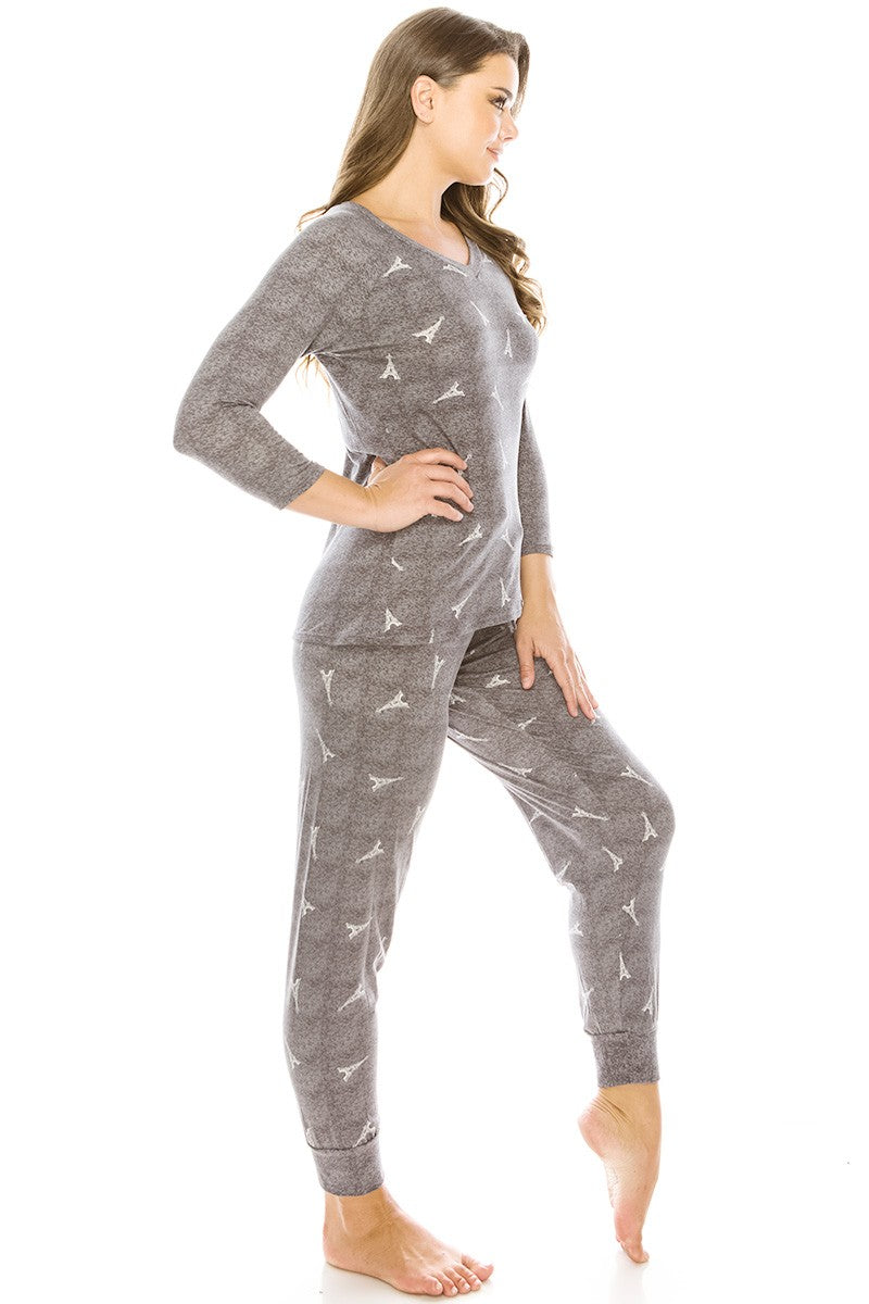 2-Piece Flannel Pajama Set