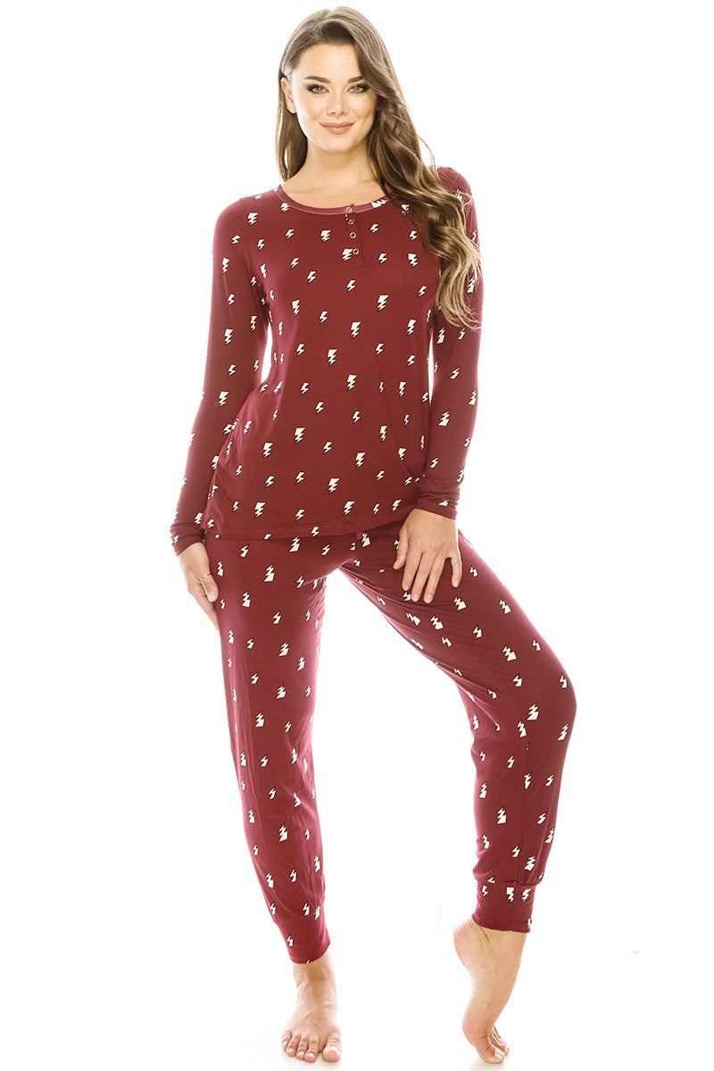 2-Piece Flannel Pajama Set