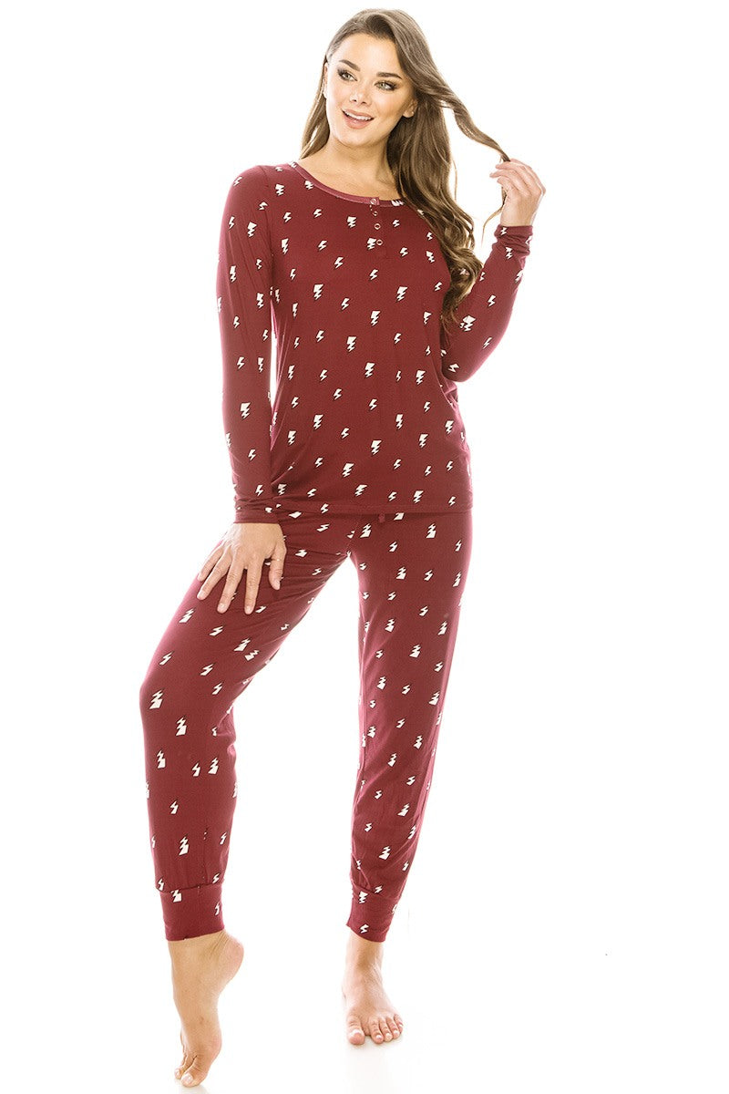 2-Piece Flannel Pajama Set