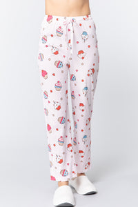 Cupcake Print Cotton Pajama