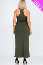 Load image into Gallery viewer, Plus Size Racer Back Maxi Dress
