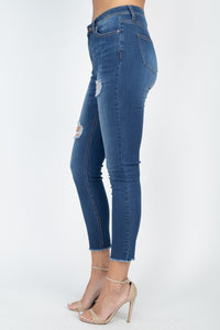 5 Pocket Capri Denim Jeans