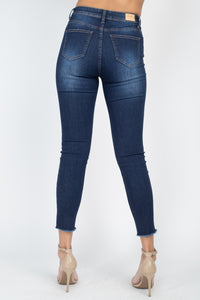 5 Pocket Capri Denim Jeans