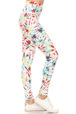 Load image into Gallery viewer, 5-inch Long Yoga Style Banded Lined Camouflage Printed Knit Legging With High Waist
