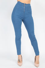 Load image into Gallery viewer, High Waist Denim Jeans
