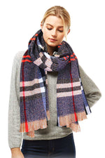 Load image into Gallery viewer, Stylish Plaid Modern Check Scarf
