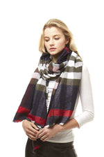 Load image into Gallery viewer, Plaid Oblong Scarf
