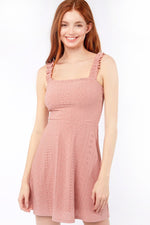 Load image into Gallery viewer, Knit Solid Mini Tank Torso Dress
