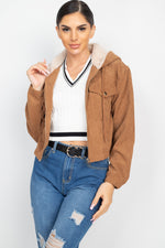 Load image into Gallery viewer, Zippered Corduroy Jacket
