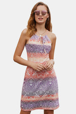 Load image into Gallery viewer, Geometric Sleeveless Dress
