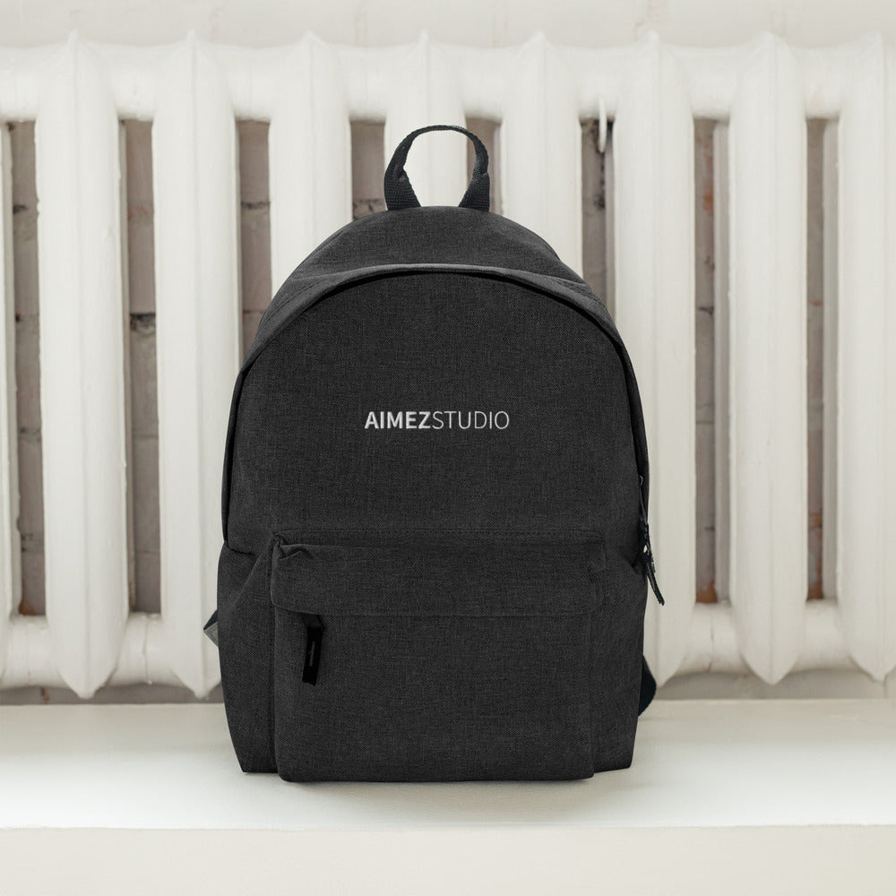 Aimez Studio Embroidered Logo Backpack